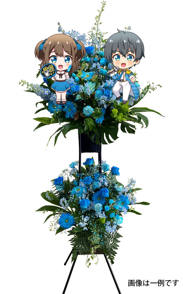 花銀定番フラスタ(2段) 持込装飾品設置無料！の画像