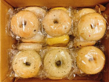 送料無料のお試し無添加ベーグルセット（24個入）の画像