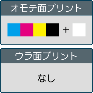 表/カラー＋ホワイト　裏/なし(プリント(S5FV20), 表/カラー＋ホワイト　裏/なし)画像