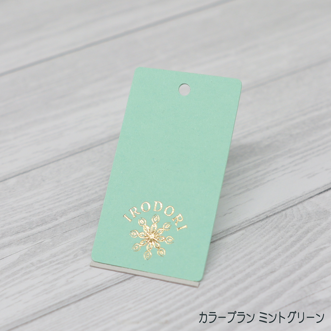 箔押し オリジナル下げ札・商品タグの画像