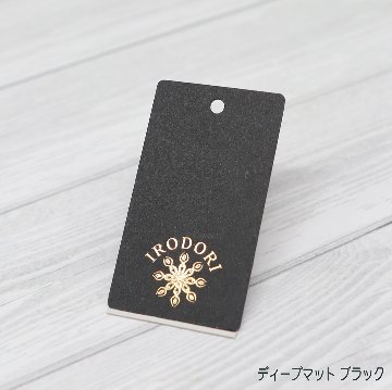箔押し オリジナル下げ札・商品タグの画像
