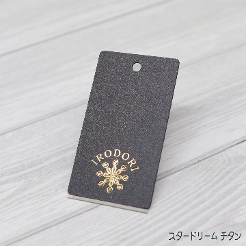 箔押し オリジナル下げ札・商品タグの画像