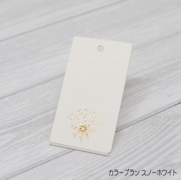 箔押し オリジナル下げ札・商品タグの画像
