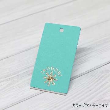 箔押し オリジナル下げ札・商品タグの画像