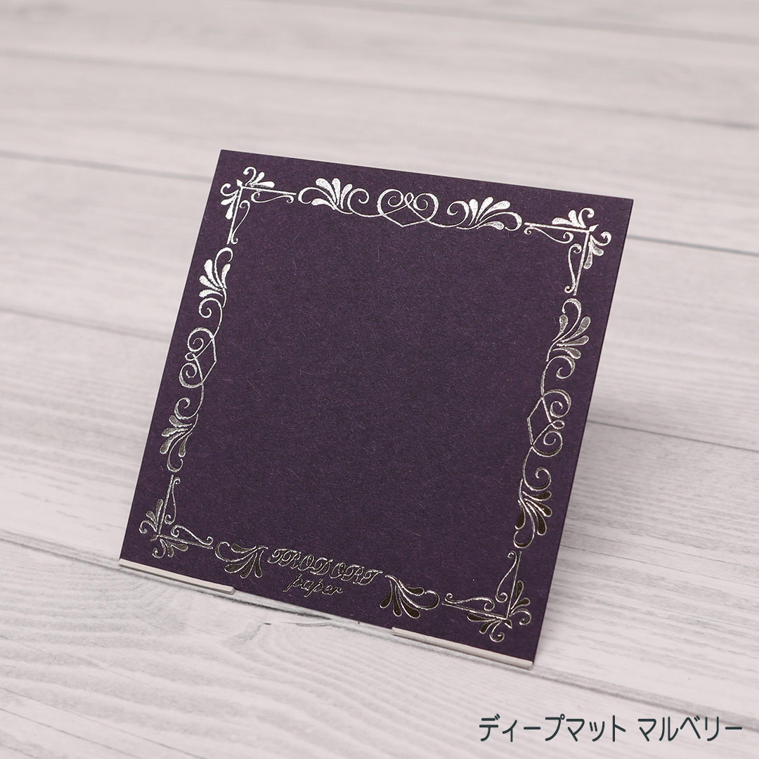 【楽ギフ_包装】 箔押しアクセサリー台紙オーダー//IRODORI paper ピアス