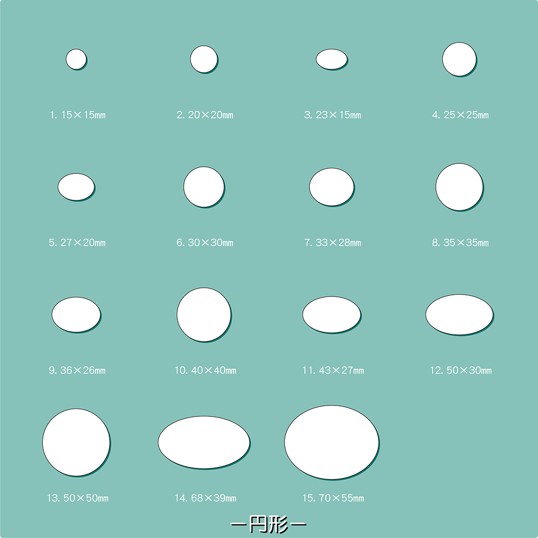 オリジナル 箔押しシール（一般紙）の画像