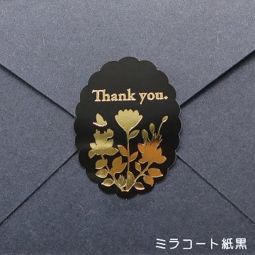 オリジナル 箔押しシール（一般紙）の画像