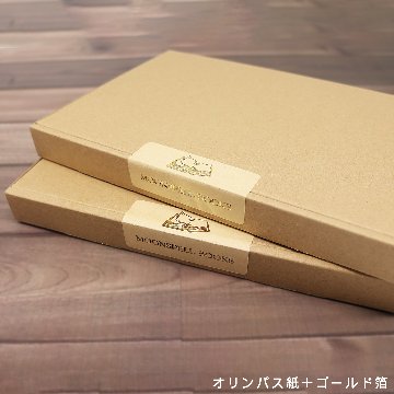 オリジナル 箔押しシール（一般紙）の画像