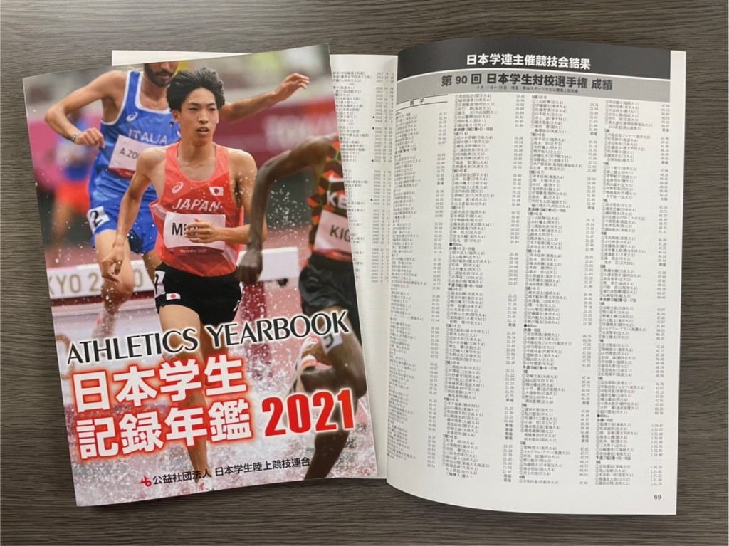 2021日本学生記録年鑑の画像