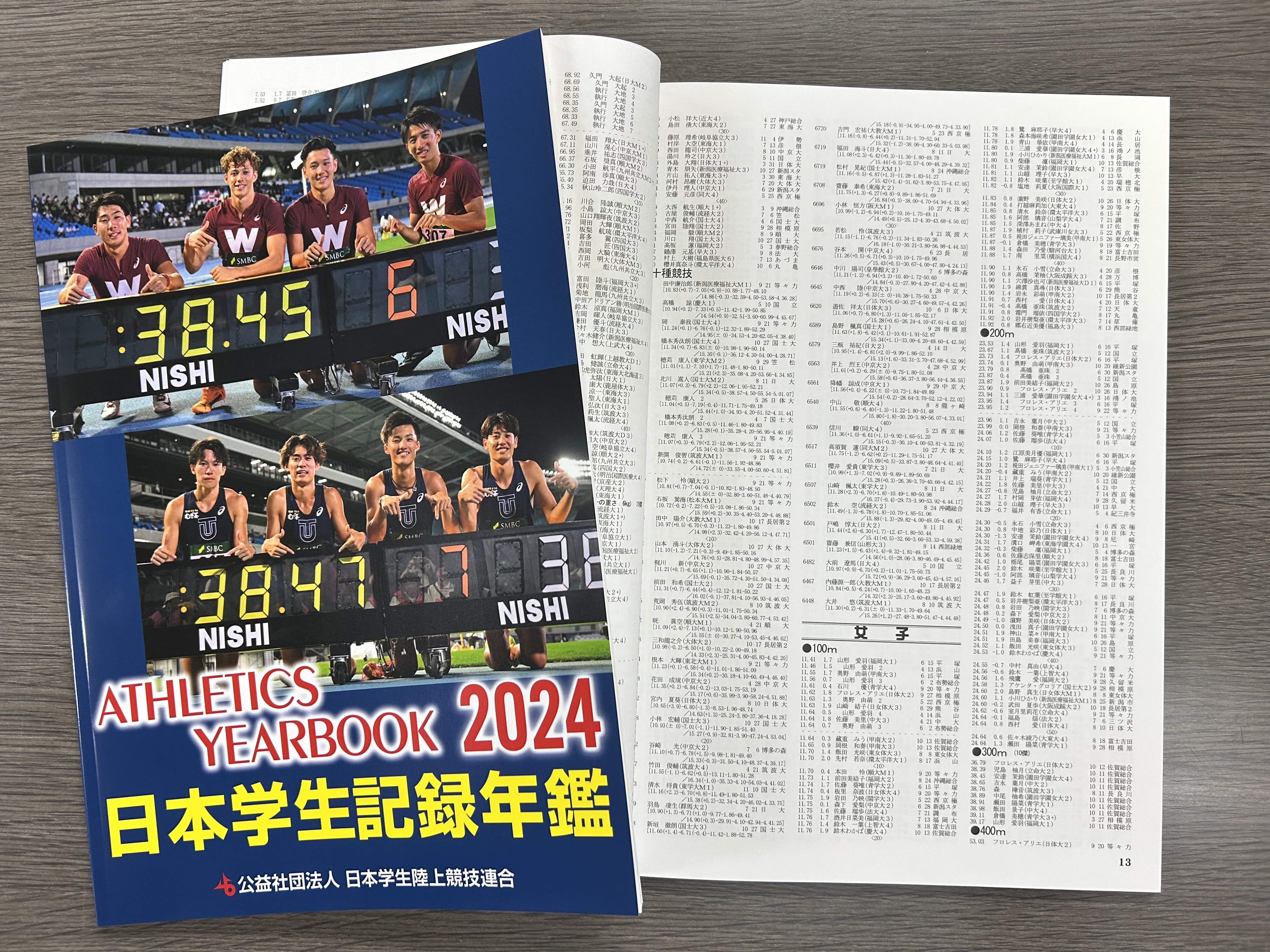 2024日本学生記録年鑑 | 日本学生陸上競技連合 出版物購入ページ