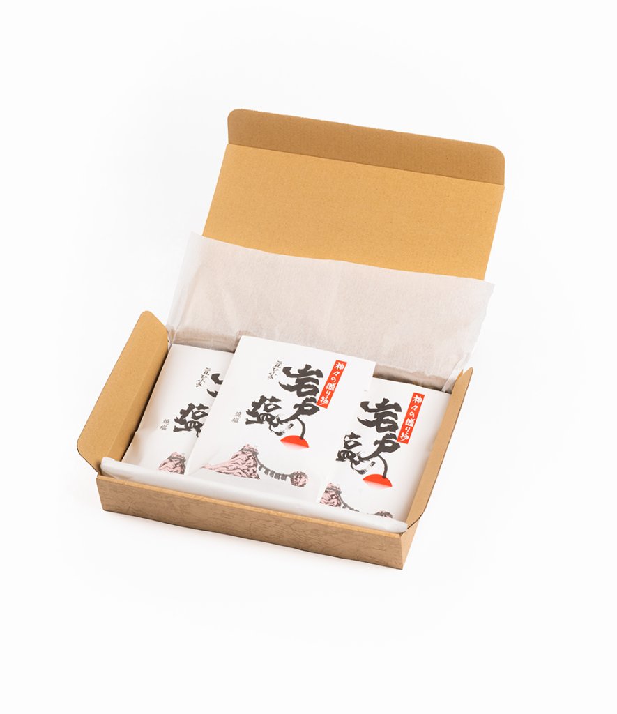 岩戸の塩Aセット（125ｇ×3袋入り）の画像
