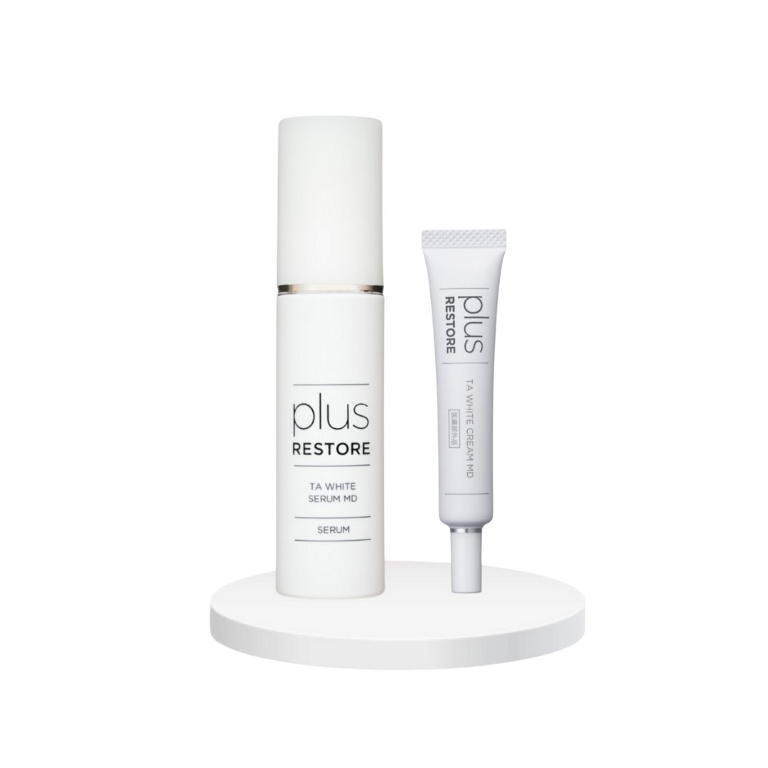プラスリストア　集中美白セット　（TAホワイトセラムMD50ml+TAホワイトクリームMD10ｇ）の画像
