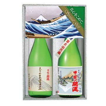 富士山世界遺産・風呂敷Ｎセット　720㎖×2画像