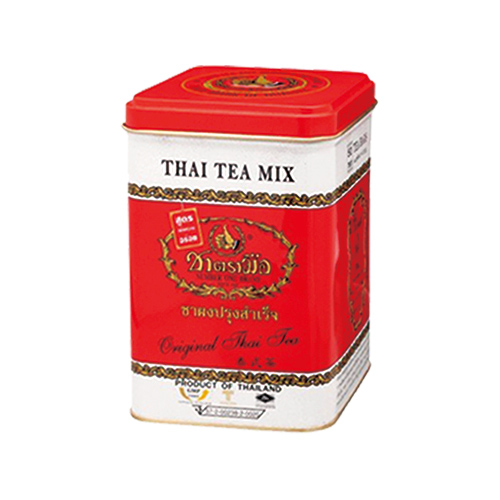 『タイの紅茶 チャーポン茶葉  4gティーパックx50g　缶入り』 　ChaTraMue Number One Brand　タイティー　ミルク紅茶　タイナンバーワンの画像