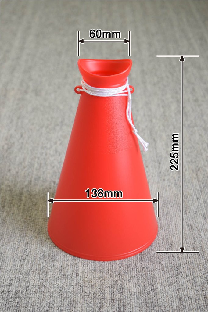 メガホン（赤）の画像
