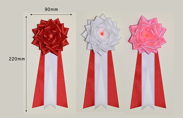 記章　リボンバラ　中の画像