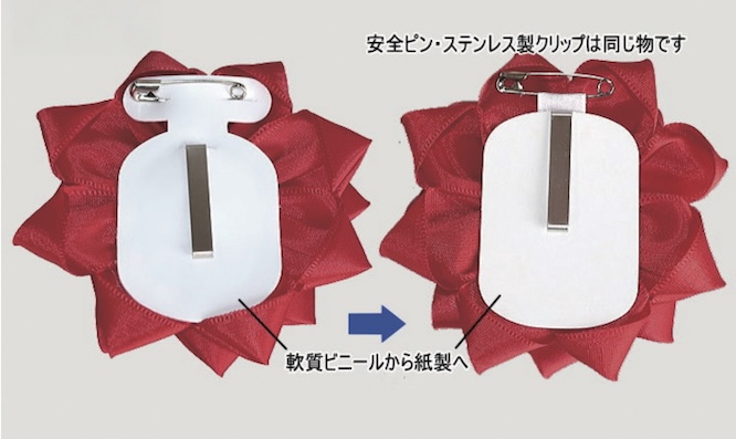 記章　リボンバラ　中の画像