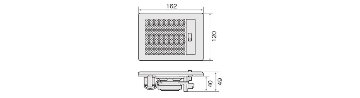 パナソニック WS-5505A 壁埋込みスピーカー アッテネーター付きの画像