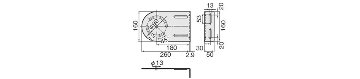 パナソニック WT-Q01 クリアホーン取付金具Aの画像