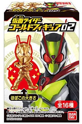 食玩 バンダイ 仮面ライダーゴールドフィギュア02 1箱16個入の画像