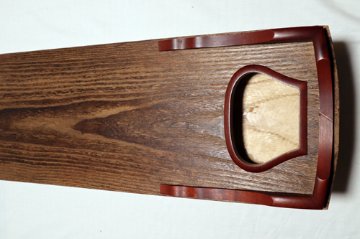 13絃琴　紅木ベタ　会津材　クリ甲　綾杉の画像