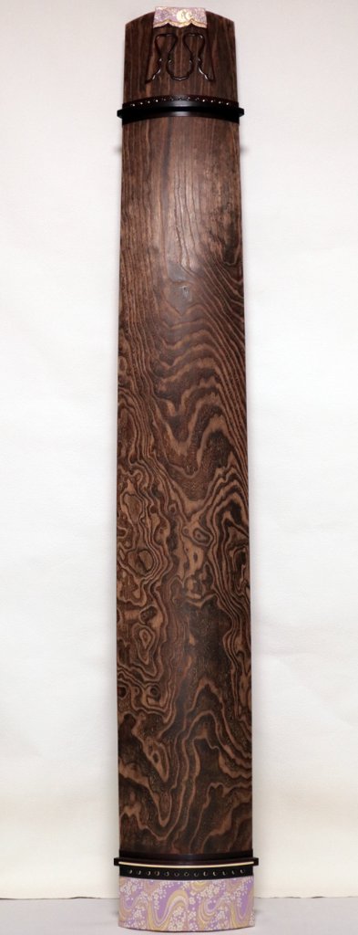 ピン琴　紅木巻き　会津材 　クリ甲　綾杉の画像