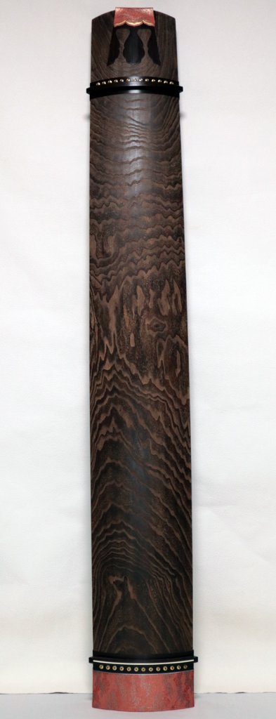 ピン琴　紫檀巻き　会津材 　クリ甲　綾杉の画像