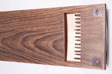 ピン琴　紫檀巻き　会津材 　クリ甲　綾杉の画像