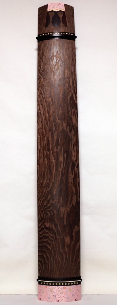 ピン琴　紫檀巻き　会津材 　クリ甲　綾杉の画像