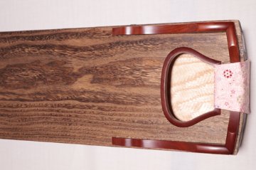 ピン琴　紫檀巻き　会津材 　クリ甲　綾杉の画像