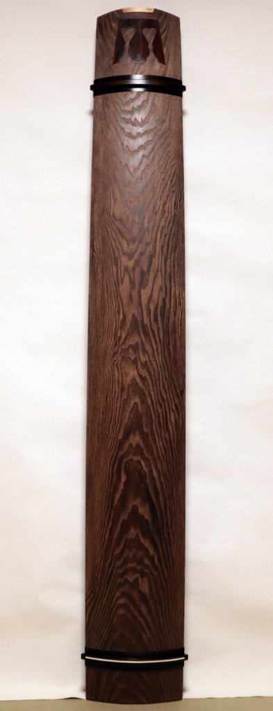 13絃琴　紫檀巻き　会津材　 クリ甲　綾杉の画像