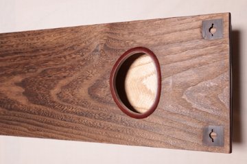 13絃琴　紫檀巻き　会津材　 クリ甲　綾杉の画像