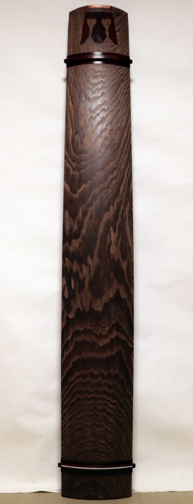 13絃琴　紅木金口　会津材　 クリ甲　綾杉の画像