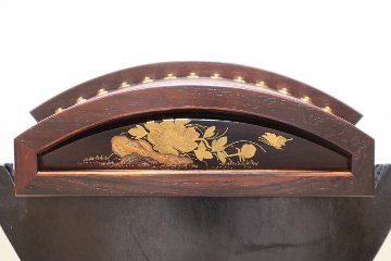 13絃琴　紫檀巻き　会津材　 クリ甲　綾杉の画像
