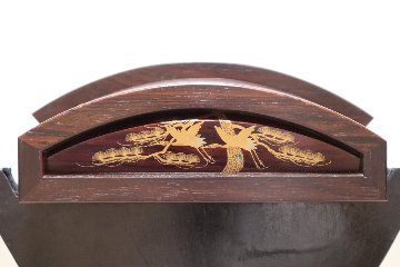 13絃琴　紫檀巻き　会津材　 クリ甲　綾杉の画像