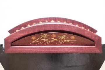 13絃琴　紫檀巻き の画像