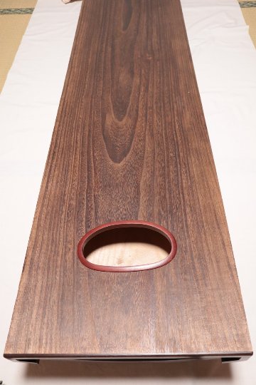 25絃琴　紫檀巻き　クリ甲　綾杉　会津材の画像