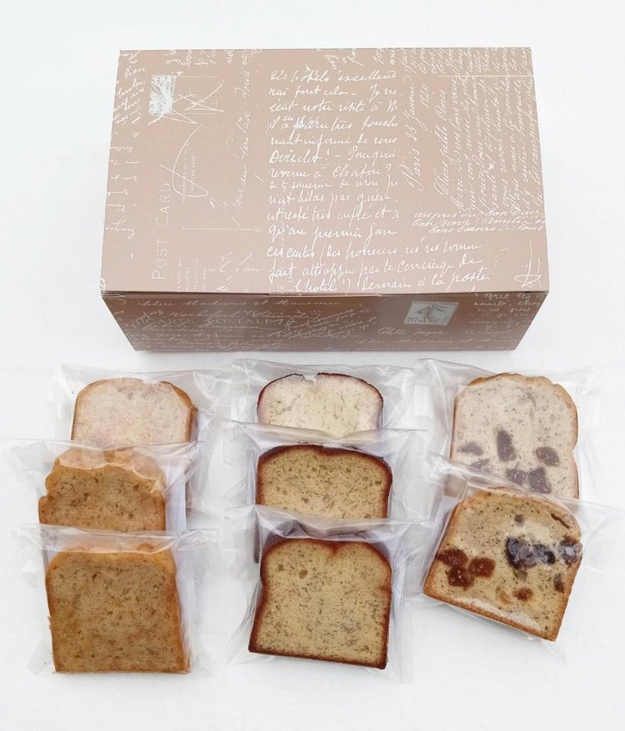 【夏季・冷凍便】パウンドケーキ８個　詰め合わせ　ギフトセット（Ｍ）の画像