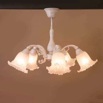 クラシックなシャンデリア照明☆LED５灯電球対応画像