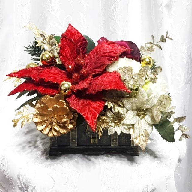 造花・アートフラワー　クリスマスBOXの画像
