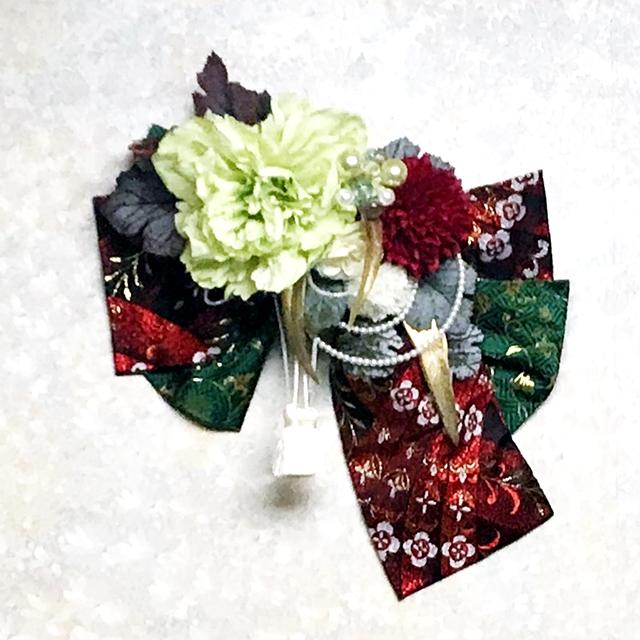 造花・アートフラワー　金襴帯ガーランド（六条）の画像