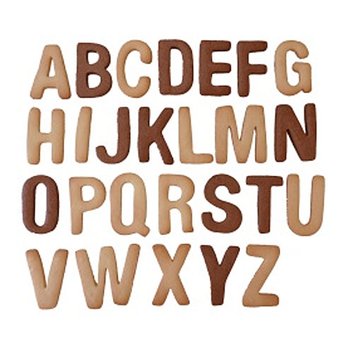 アルファベットクッキー画像
