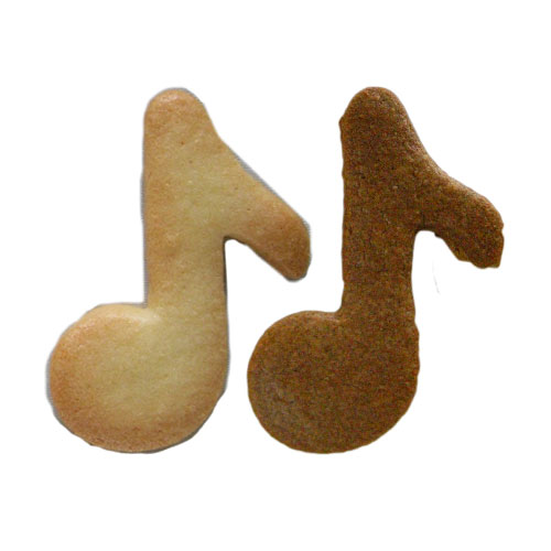 音符のクッキー画像