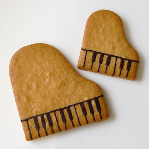 ピアノクッキー画像