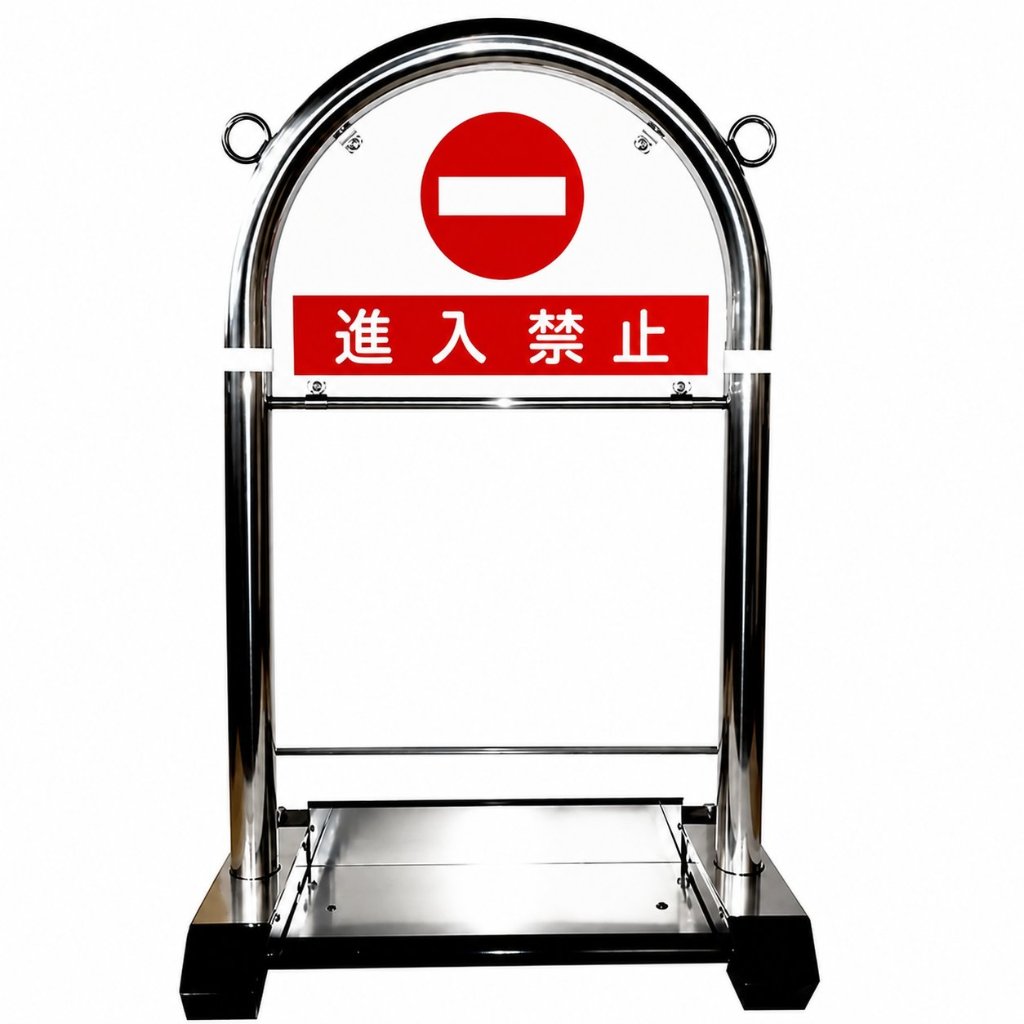 花まるバリカー 定番セット S-06「進入禁止」本体＋看板の画像