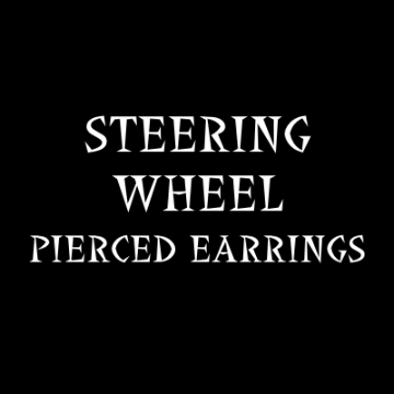STEERING PIERCED EARRINGS画像