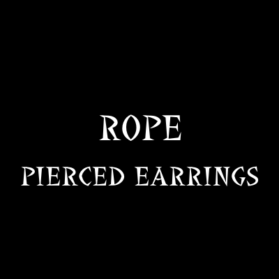 ROPE PIERCED EARRINGS画像