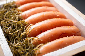 【34】無着色明太子たまり漬　420gの画像