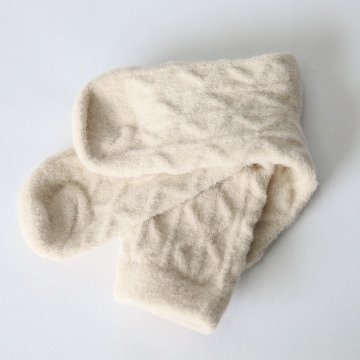 ウール（羊毛）混でふわもこ靴下「ポッポ」　冬の普段使いの靴下に。の画像