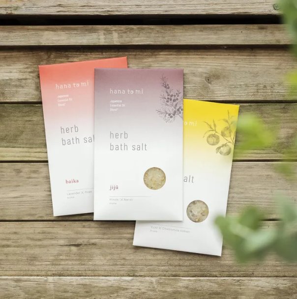 hana to mi　ハーブバスソルト　女性の魅力・リラックス・睡眠等目的に合わせての画像